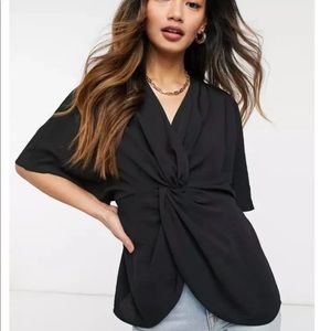 ASOS black kimono top 4